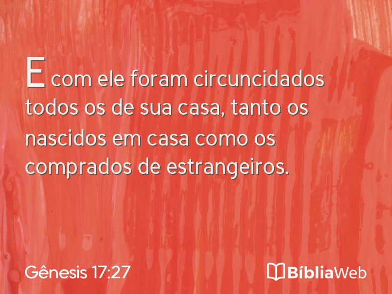 Gênesis 17:27 em imagem para compartilhar