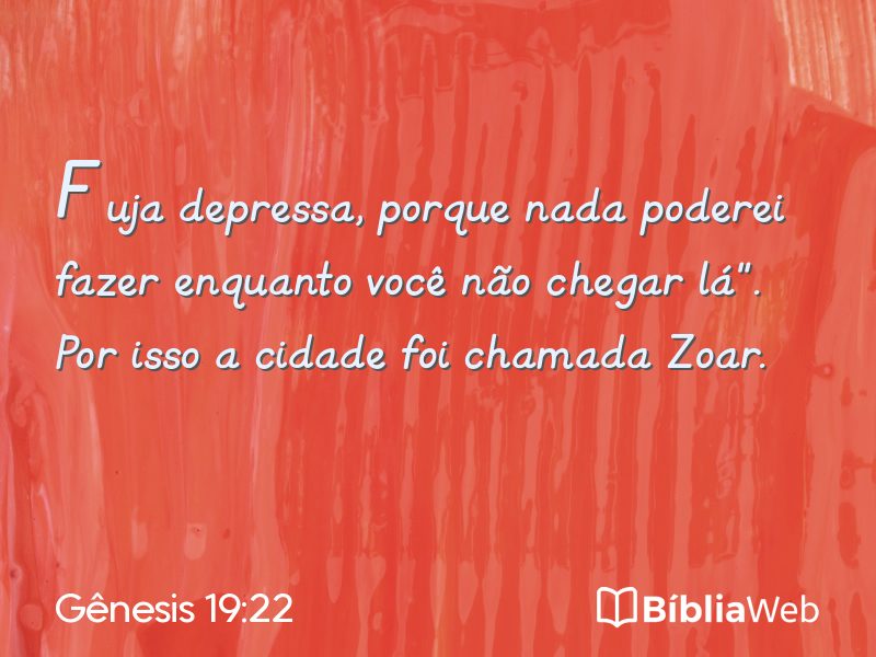Gênesis 19:22 em imagem para compartilhar