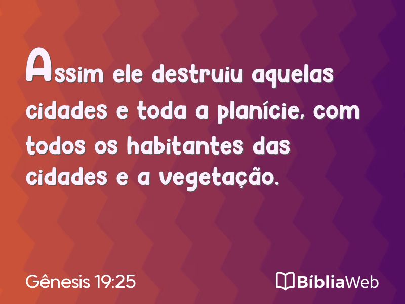 Gênesis 19:25 em imagem para compartilhar