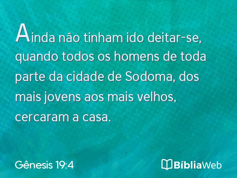 Gênesis 19:4 em imagem para compartilhar