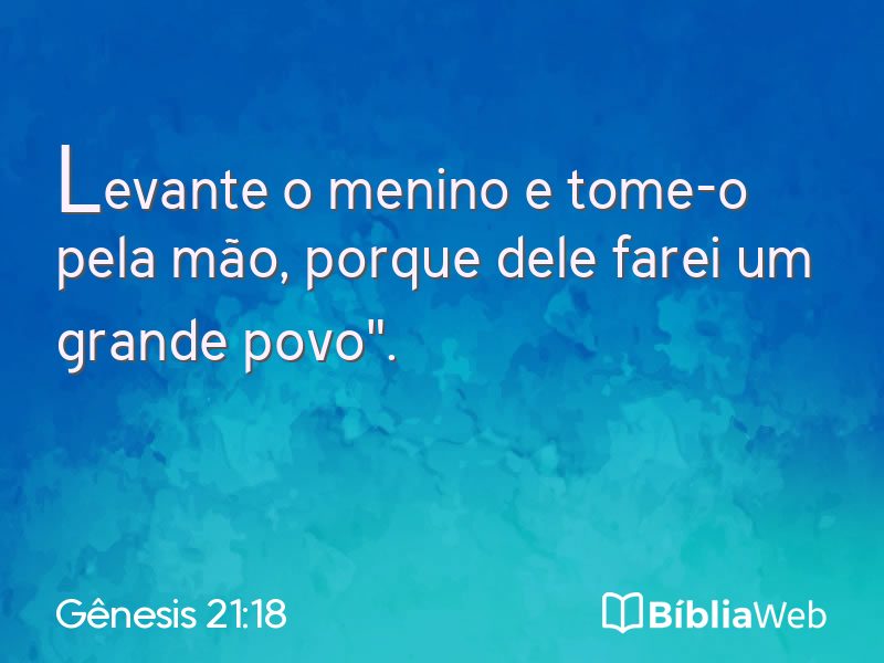 Gênesis 21:18 em imagem para compartilhar