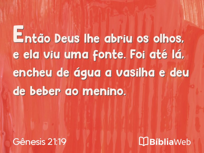 Gênesis 21:19 em imagem para compartilhar