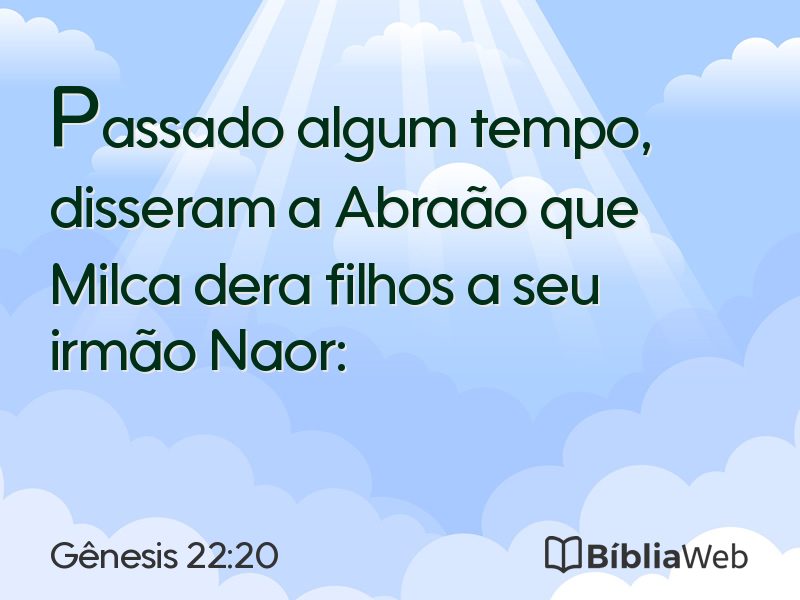 Gênesis 22:20 em imagem para compartilhar