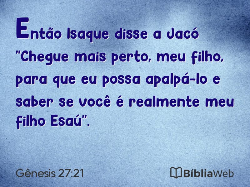 Gênesis 27:21 em imagem para compartilhar