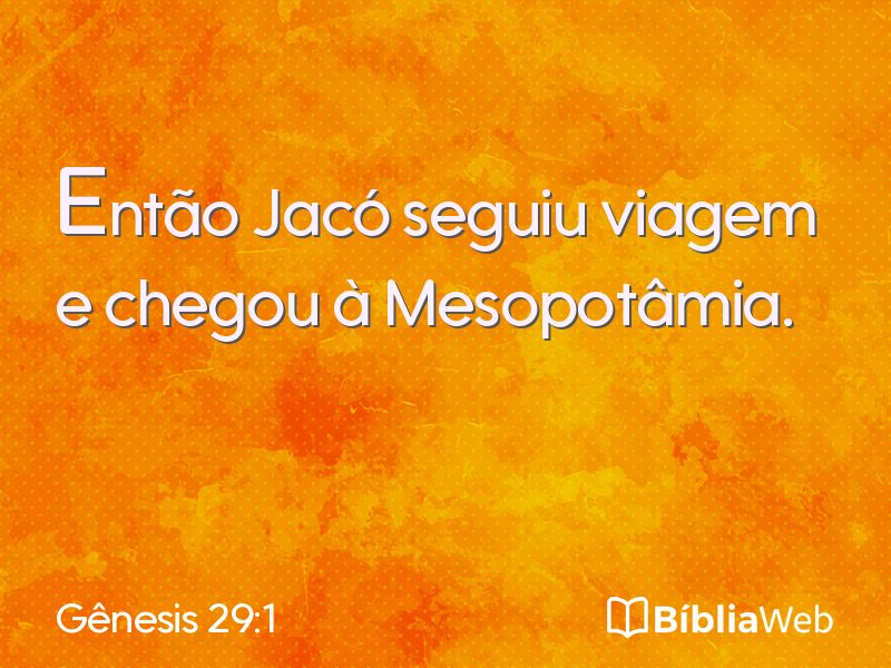 Gênesis 29:1 em imagem para compartilhar