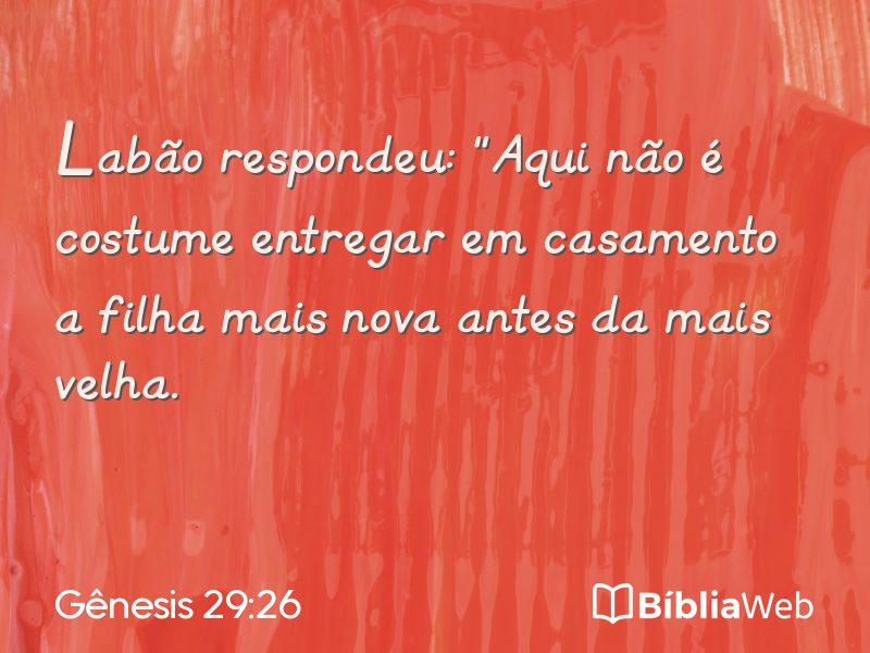 Gênesis 29:26 em imagem para compartilhar