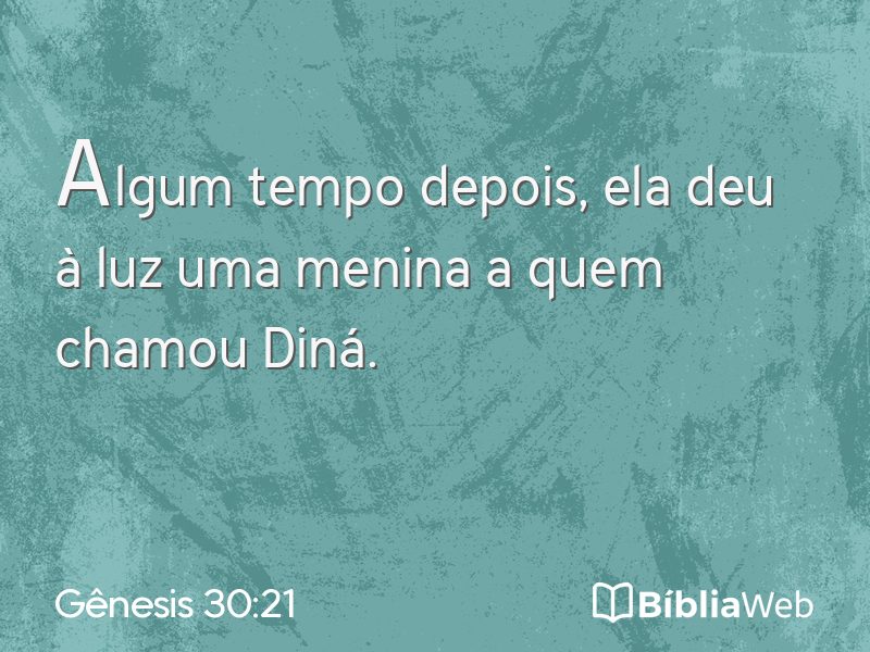 Gênesis 30:21 em imagem para compartilhar