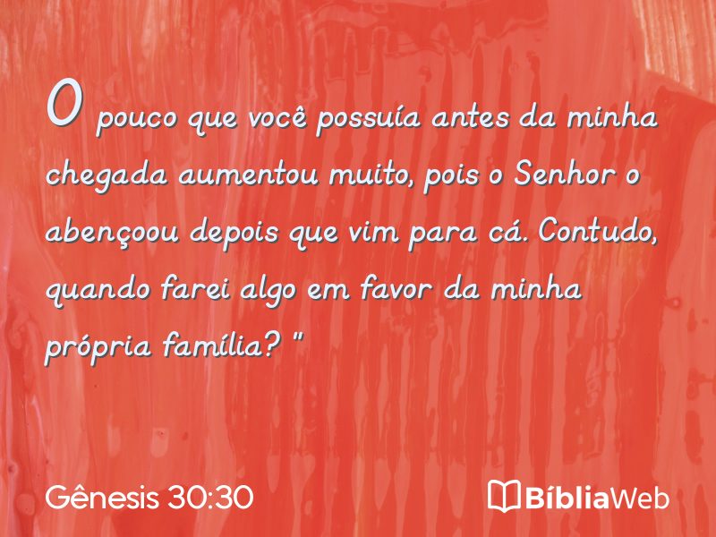 Gênesis 30:30 em imagem para compartilhar