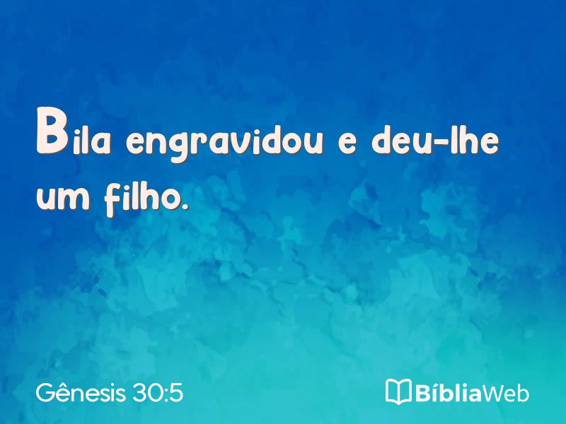 Gênesis 30:5 em imagem para compartilhar