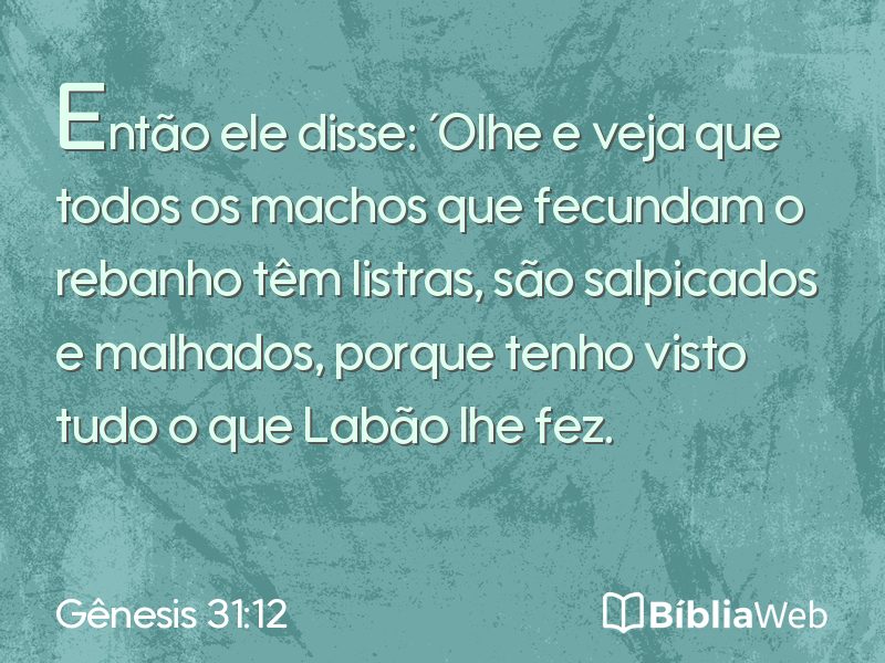 Gênesis 31:12 em imagem para compartilhar