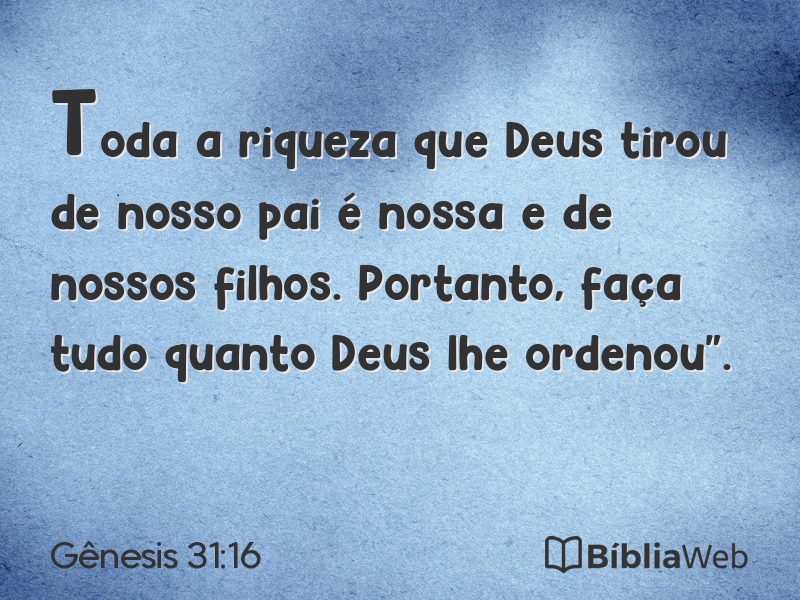 Gênesis 31:16 em imagem para compartilhar