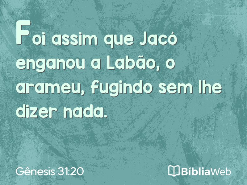 Gênesis 31:20 em imagem para compartilhar