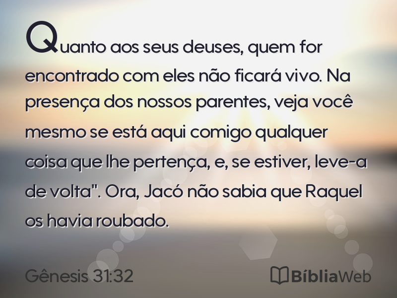 Gênesis 31:32 em imagem para compartilhar