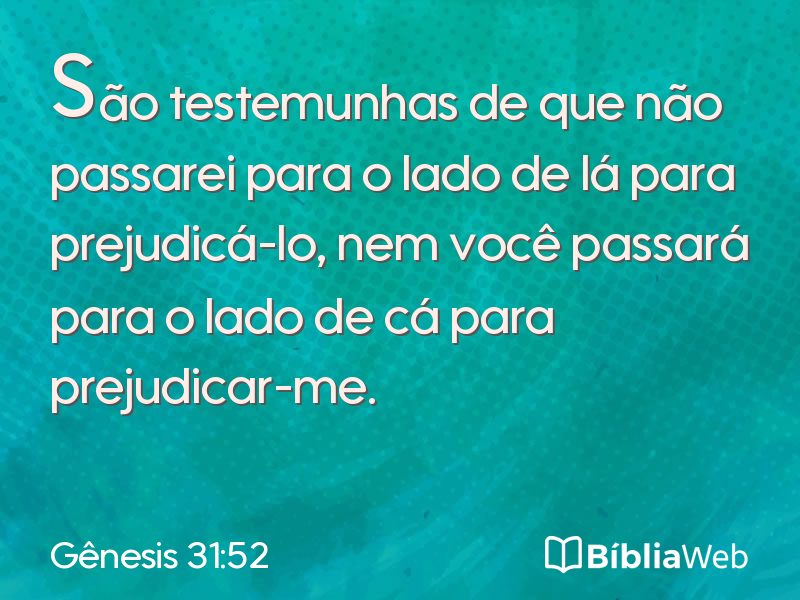 Gênesis 31:52 em imagem para compartilhar