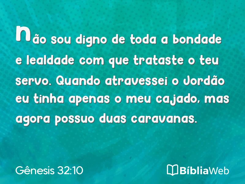 Gênesis 32:10 em imagem para compartilhar
