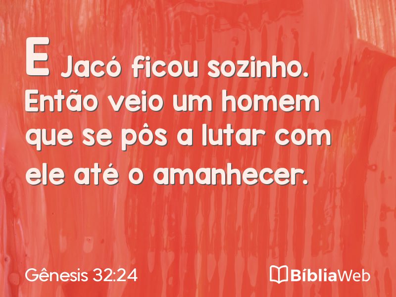 Gênesis 32:24 em imagem para compartilhar