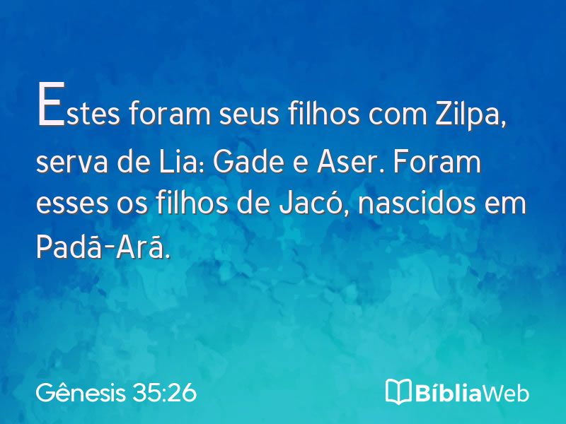 Gênesis 35:26 em imagem para compartilhar