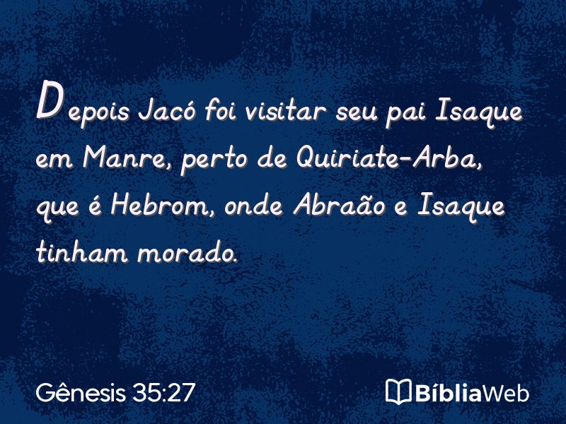 Gênesis 35:27 em imagem para compartilhar