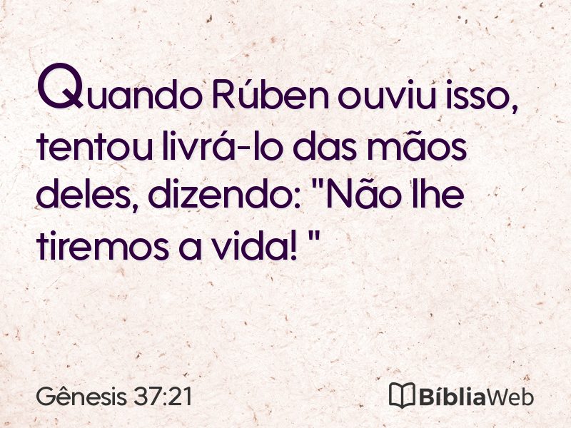 Gênesis 37:21 em imagem para compartilhar