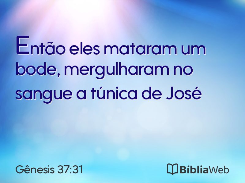 Gênesis 37:31 em imagem para compartilhar