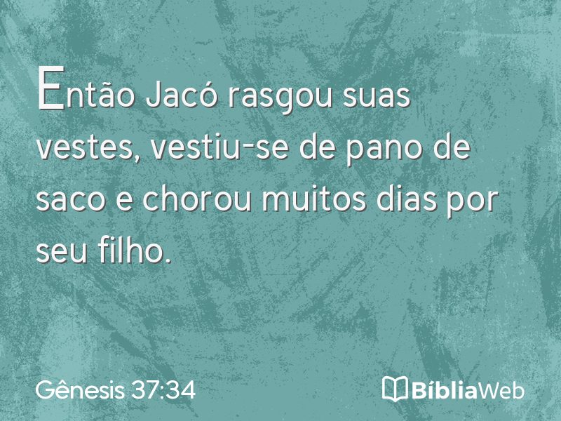 Gênesis 37:34 em imagem para compartilhar