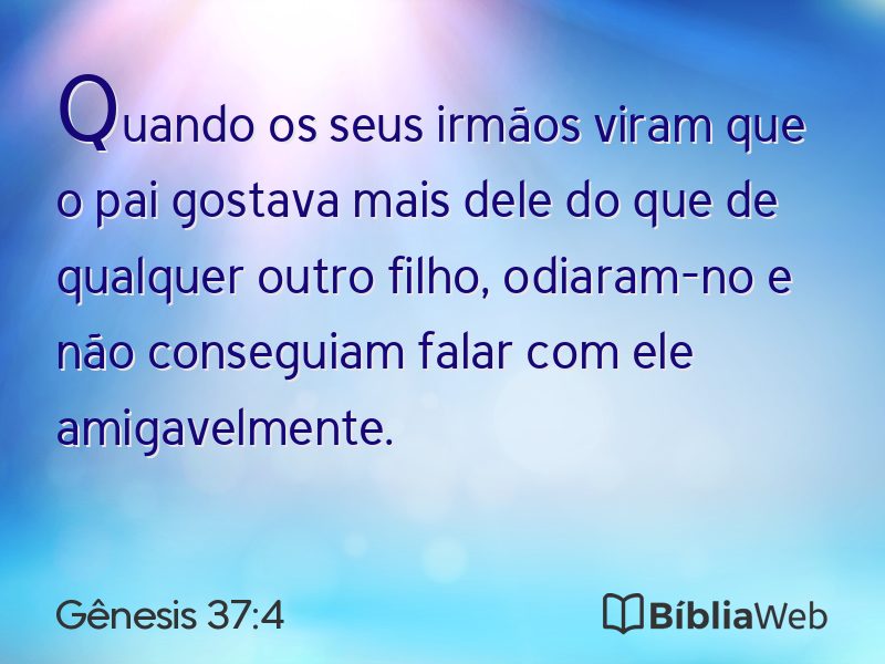 Gênesis 37:4 em imagem para compartilhar