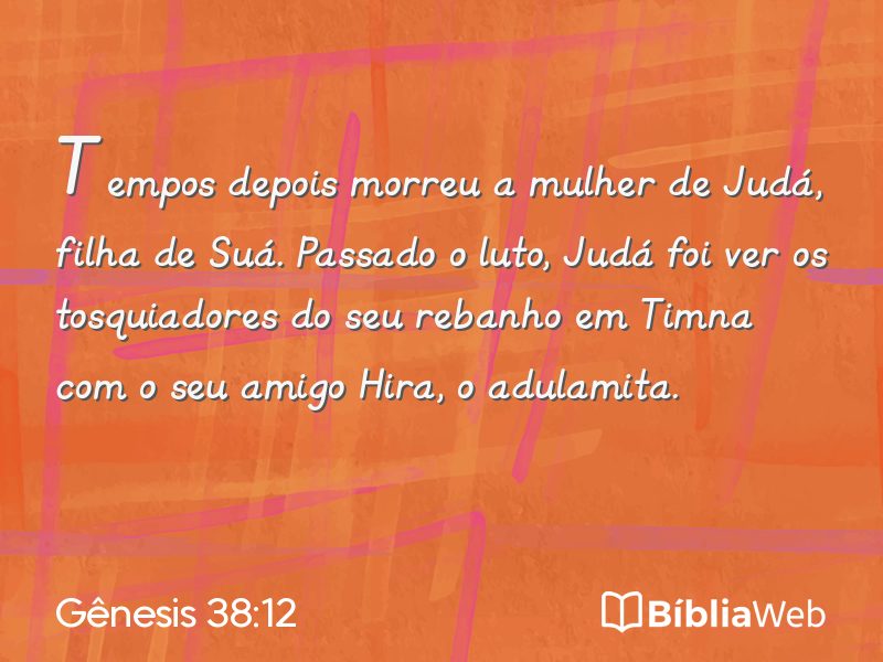 Gênesis 38:12 em imagem para compartilhar