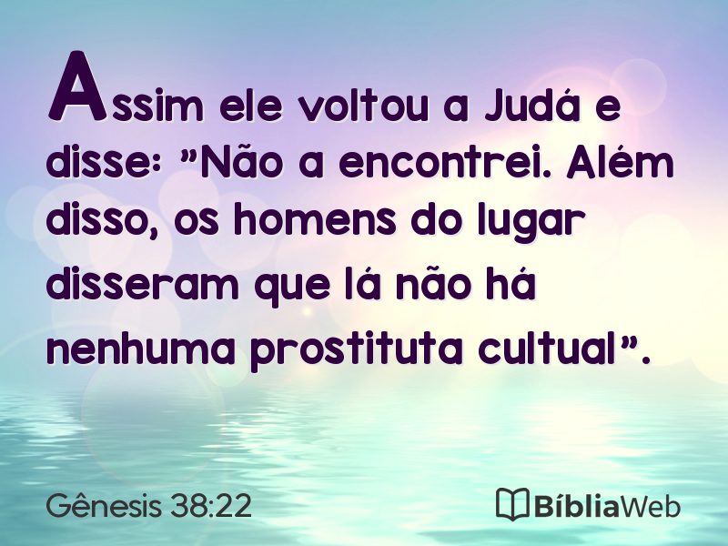 Gênesis 38:22 em imagem para compartilhar