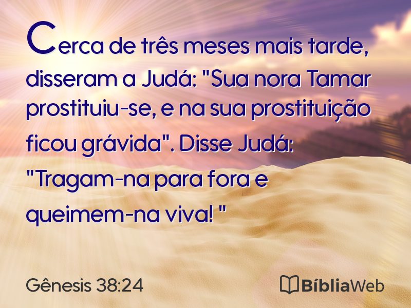 Gênesis 38:24 em imagem para compartilhar