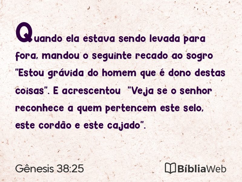 Gênesis 38:25 em imagem para compartilhar