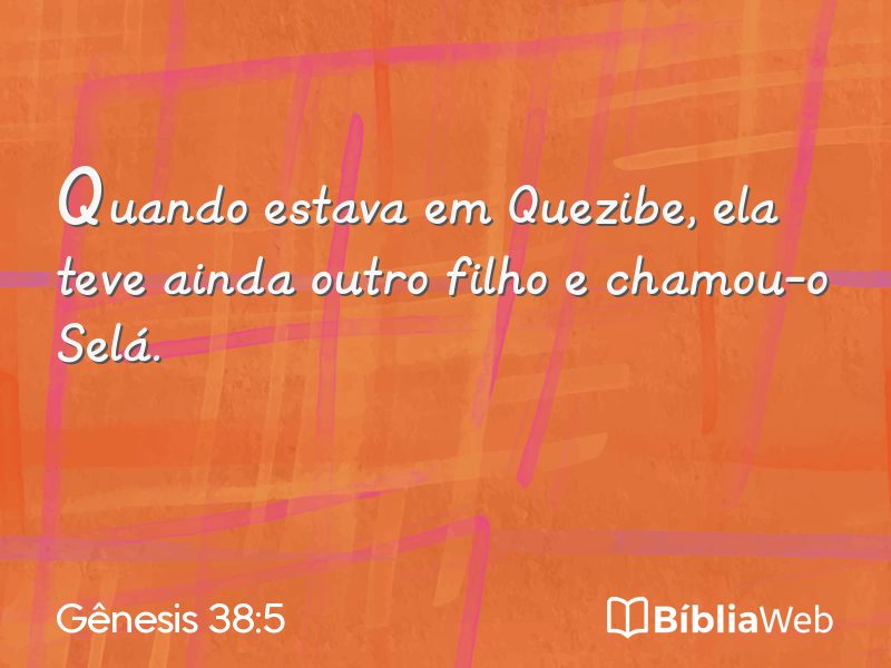 Gênesis 38:5 em imagem para compartilhar