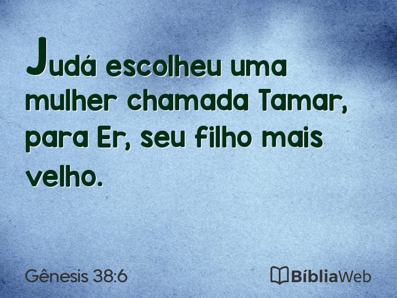 Gênesis 38:6 em imagem para compartilhar