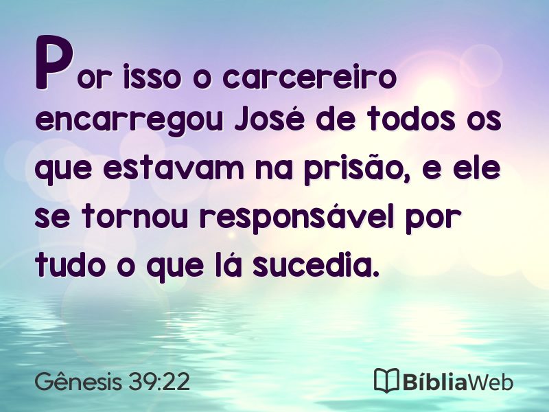 Gênesis 39:22 em imagem para compartilhar