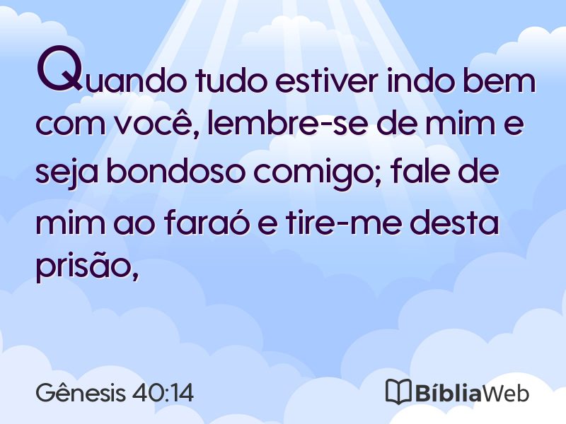 Gênesis 40:14 em imagem para compartilhar