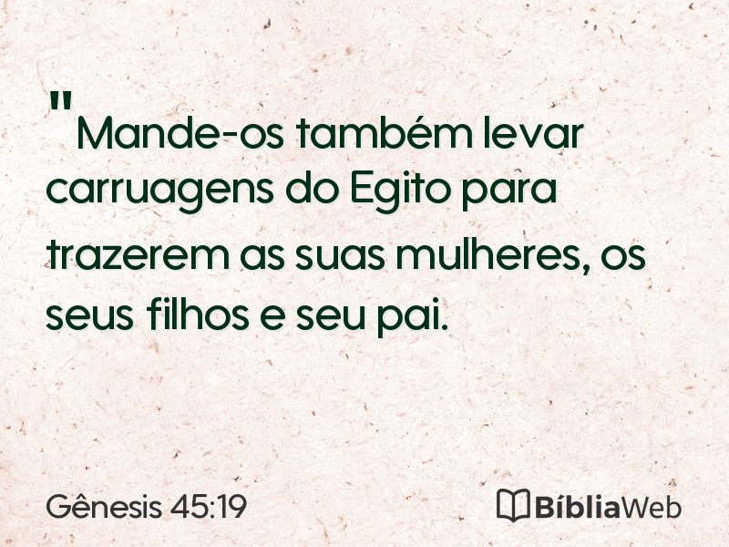 Gênesis 45:19 em imagem para compartilhar