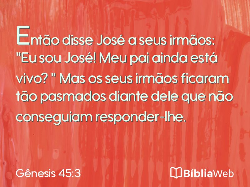 Gênesis 45:3 em imagem para compartilhar