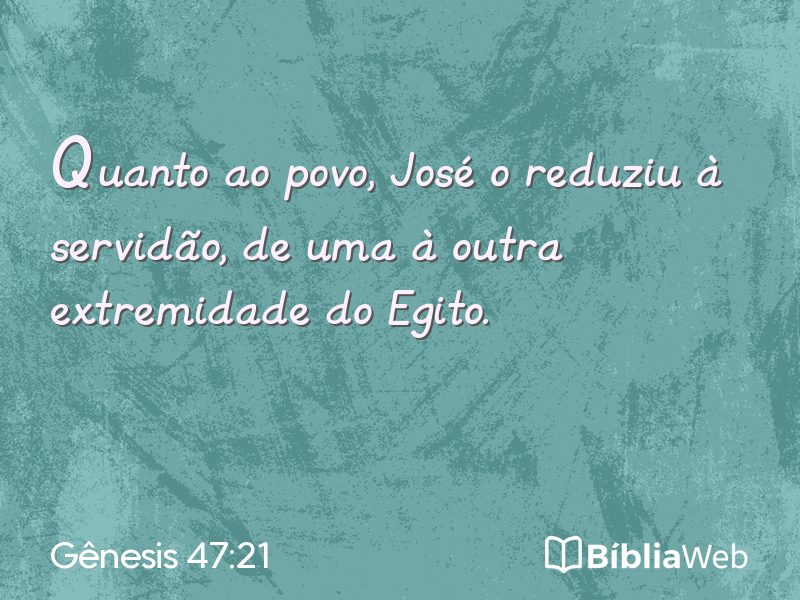 Gênesis 47:21 em imagem para compartilhar