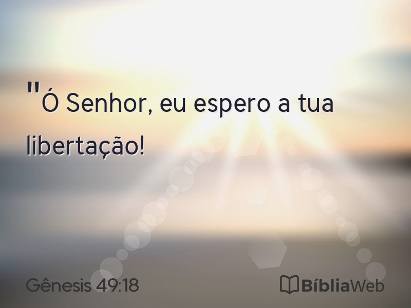 Gênesis 49:18 em imagem para compartilhar