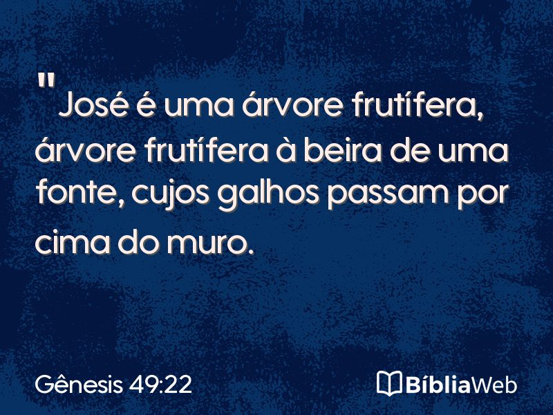 Gênesis 49:22 em imagem para compartilhar