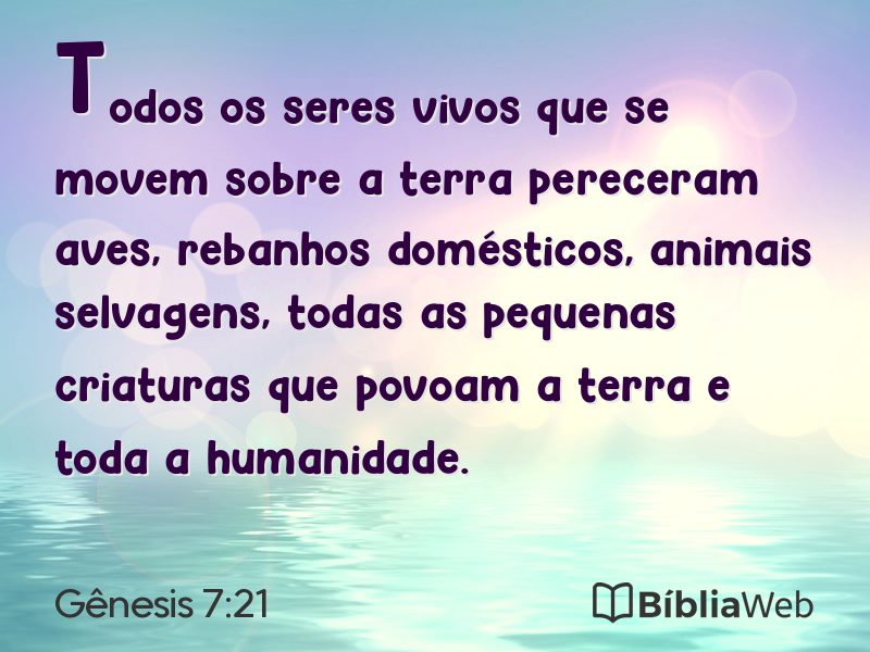 Gênesis 7:21 em imagem para compartilhar