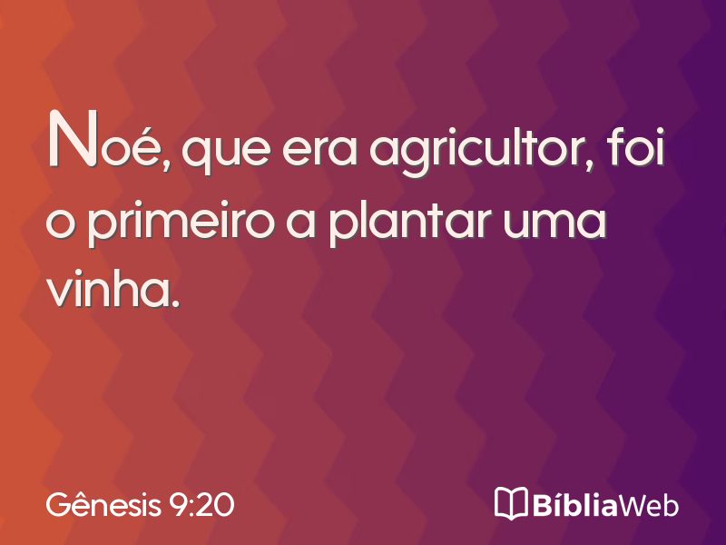 Gênesis 9:20 em imagem para compartilhar