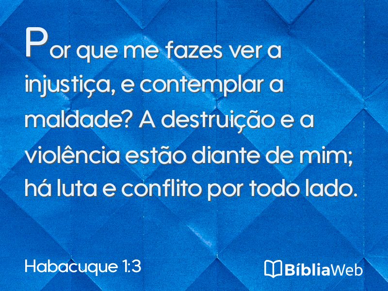 Habacuque 1:3 em imagem para compartilhar