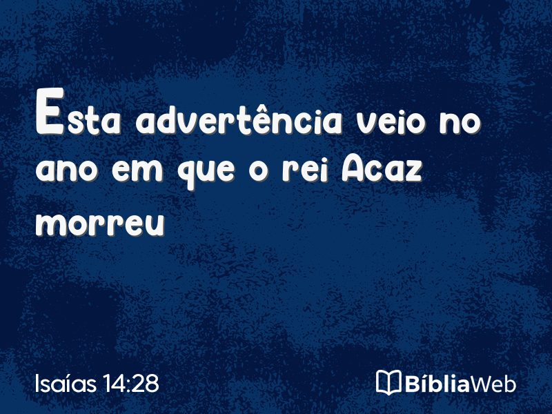 Isaías 14:28 em imagem para compartilhar
