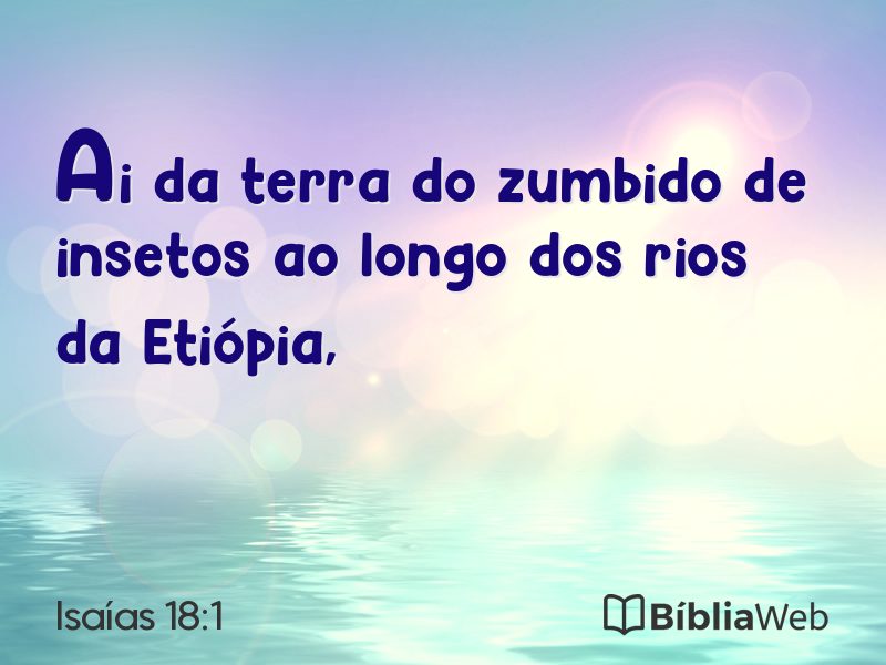 Isaías 18:1 em imagem para compartilhar