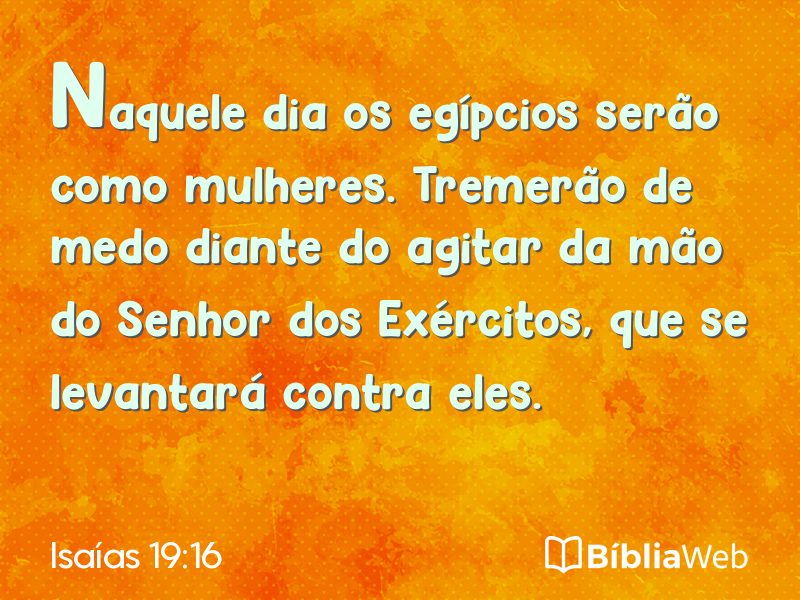 Isaías 19:16 em imagem para compartilhar