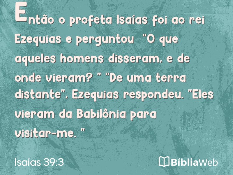 Isaías 39:3 em imagem para compartilhar