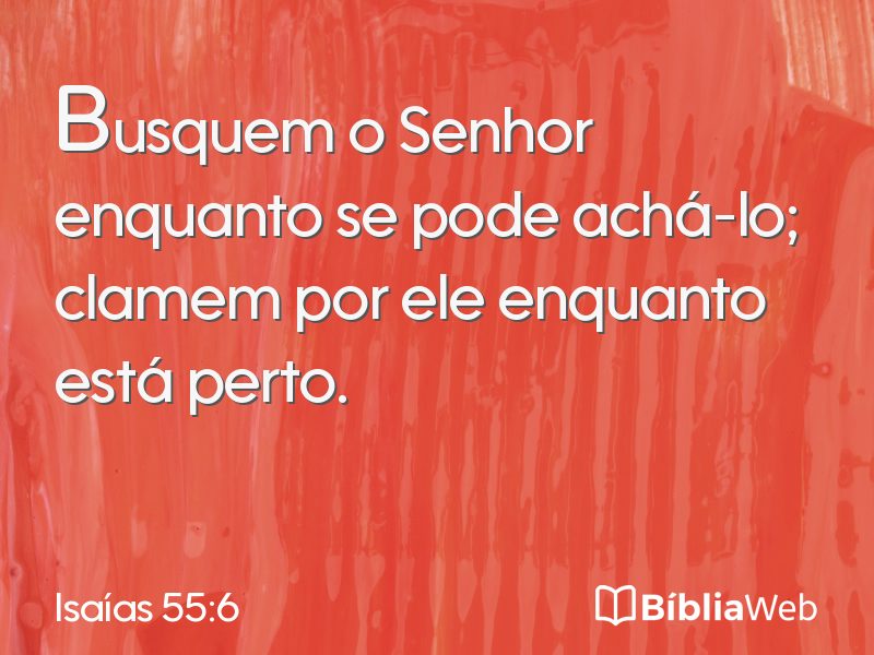 Isaías 55:6 em imagem para compartilhar