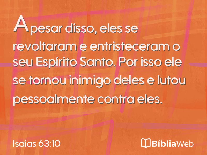 Isaías 63:10 em imagem para compartilhar