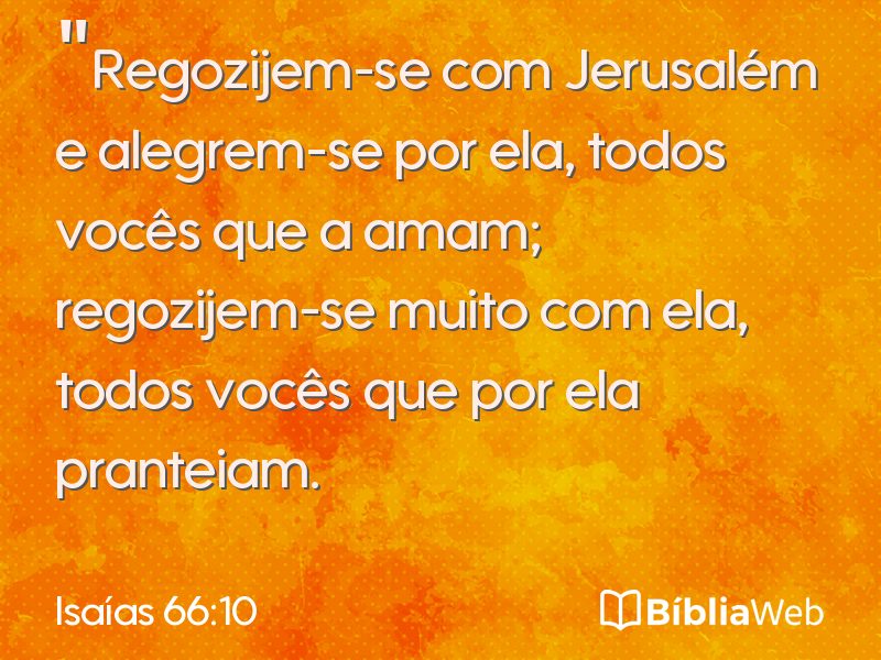 Isaías 66:10 em imagem para compartilhar