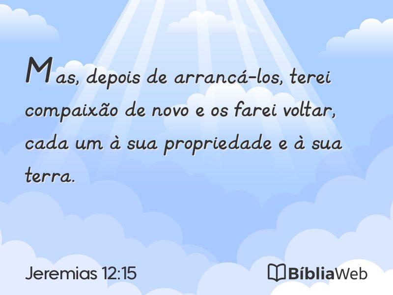 Jeremias 12:15 em imagem para compartilhar